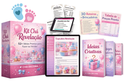 Kit Chá Decora Completo